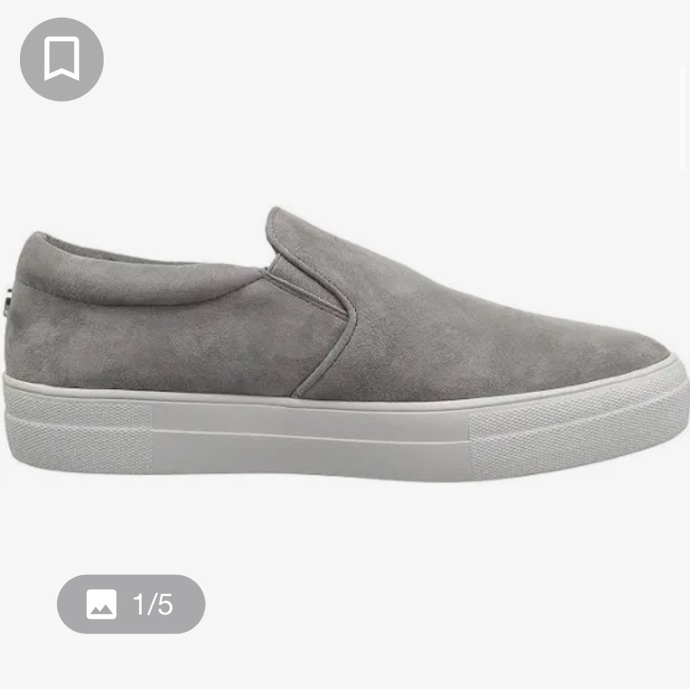 Grey slip on shoes (US Womens 8)